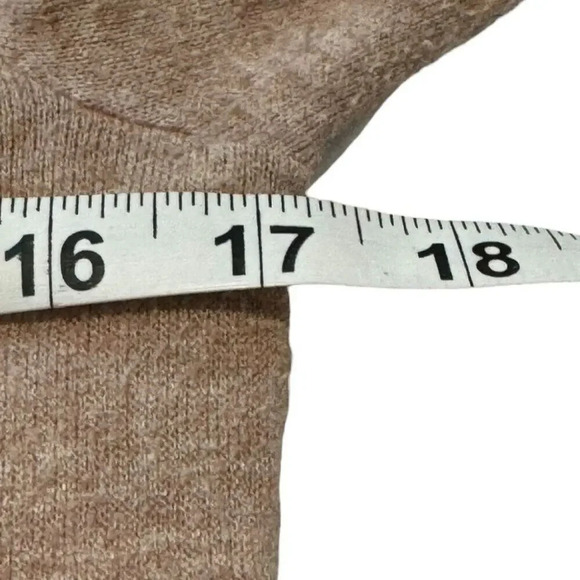 ZARA Woman’s‎ Medium Soft Pink Taupe Cropped Cardigan Sweater - Picture 5 of 6